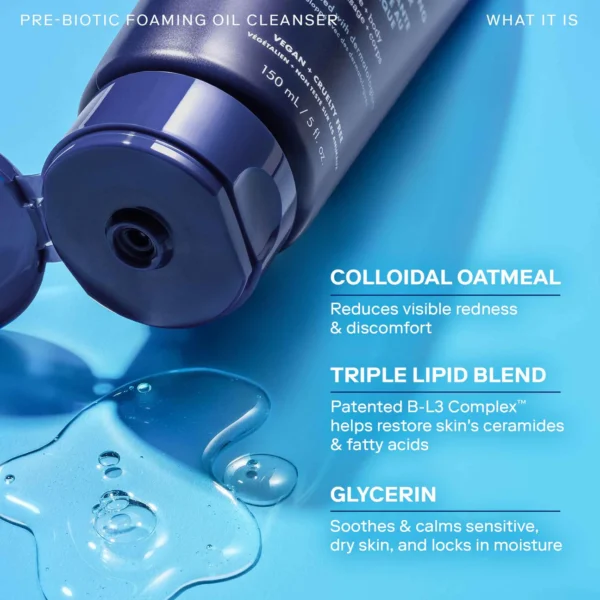 Pre-Biotic Face + Body Foaming Oil Cleanser - Image 6
