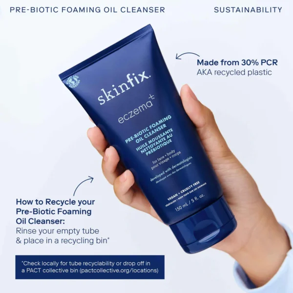 Pre-Biotic Face + Body Foaming Oil Cleanser - Image 3